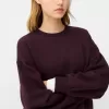Oversize sweatshirt med sidfickor Oversize sweatshirt med sidfickor