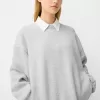 Oversize sweatshirt med sidfickor Oversize sweatshirt med sidfickor