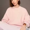 Oversize sweatshirt med sidfickor Oversize sweatshirt med sidfickor
