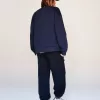 Oversize sweatshirt med sidfickor Oversize sweatshirt med sidfickor