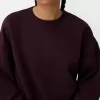 Oversize sweatshirt med sidfickor Oversize sweatshirt med sidfickor