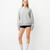 Oversize sweatshirt med sidfickor Oversize sweatshirt med sidfickor