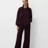 Oversize sweatshirt med sidfickor Oversize sweatshirt med sidfickor