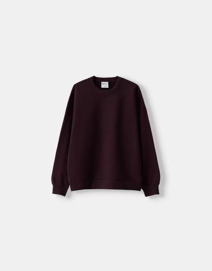 Oversize sweatshirt med sidfickor Oversize sweatshirt med sidfickor