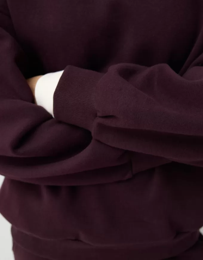 Oversize sweatshirt med sidfickor Oversize sweatshirt med sidfickor