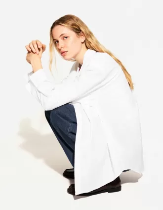 Oversized poplinskjorta