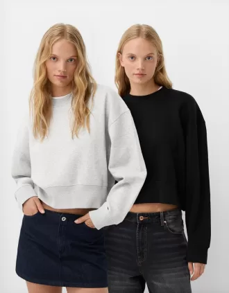 Paket med 2 vanliga sweatshirts