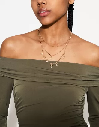 Paket med 4 hängande halsband