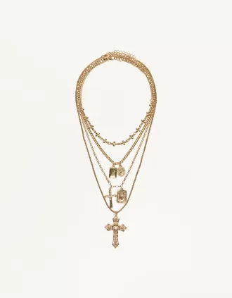 Paket med 4 hängande halsband
