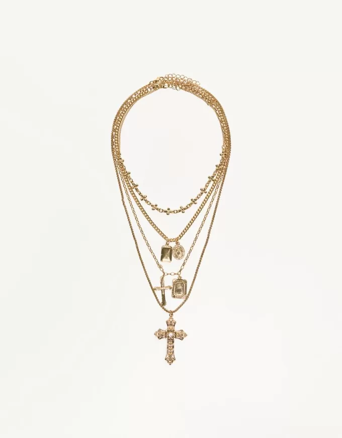 Paket med 4 hängande halsband Paket med 4 hängande halsband