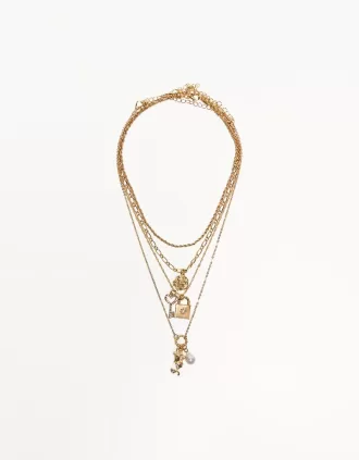 Paket med 4 hängande halsband