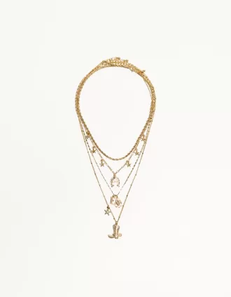 Paket med 4 hängande halsband