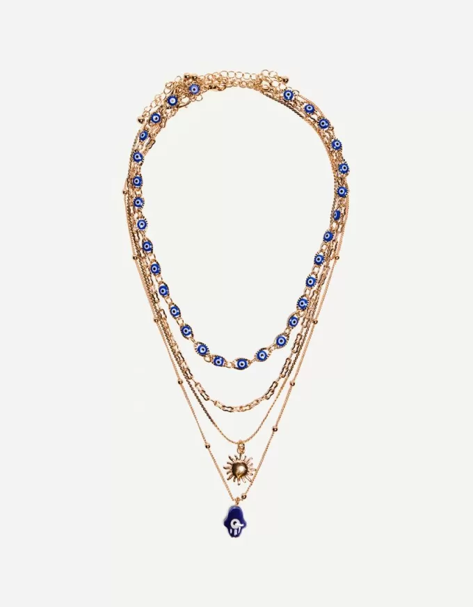 Paket med 4 hängande halsband Paket med 4 hängande halsband