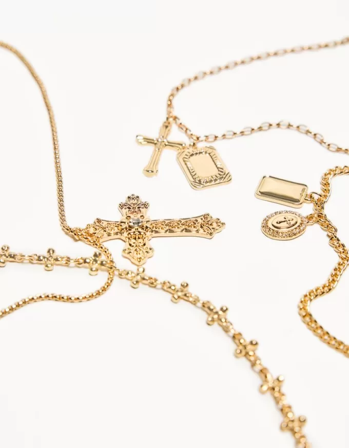 Paket med 4 hängande halsband Paket med 4 hängande halsband