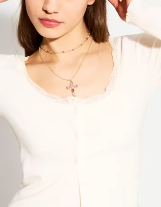 Paket med 4 hängande halsband