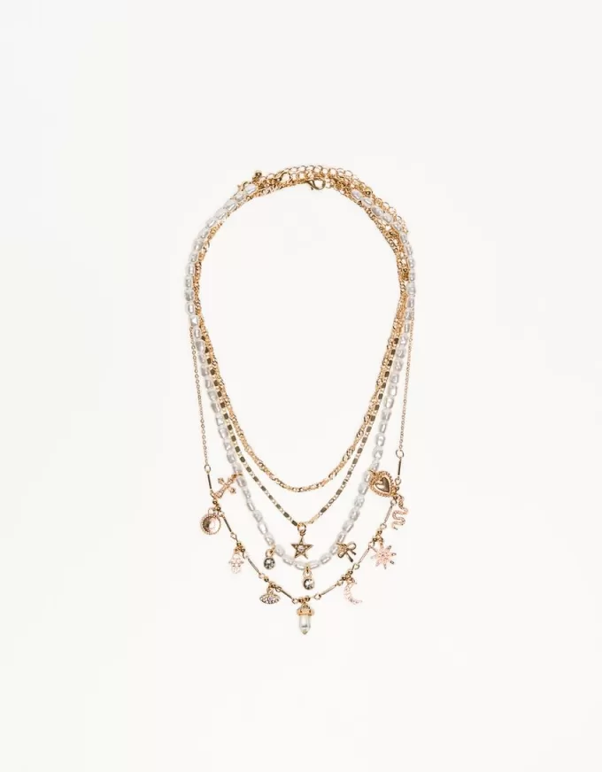 Paket med 4 hängande halsband Paket med 4 hängande halsband
