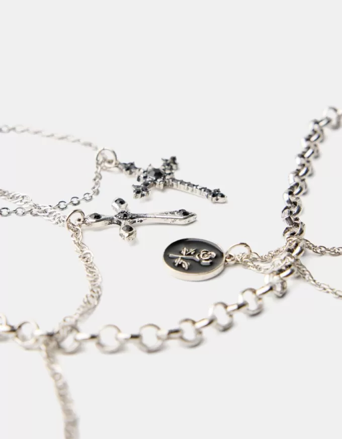 Paket med 4 korshalsband Paket med 4 korshalsband