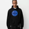 Pan Am tryck boxy fit huvtröja Pan Am tryck boxy fit huvtröja