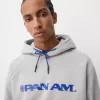 Pan Am tryck boxy fit huvtröja Pan Am tryck boxy fit huvtröja