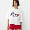 Paris kortärmad kortärmad T-shirt