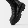 Platform ankelboots med spännen Platform ankelboots med spännen