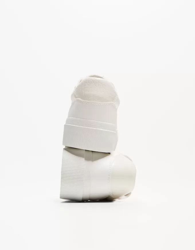 Platformsneakers med djurtryck Platformsneakers med djurtryck