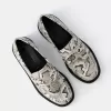 Platta loafers med djurtryck Platta loafers med djurtryck