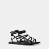 Platta sandaler med ringdetaljer Platta sandaler med ringdetaljer