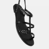Platta sandaler med ringdetaljer Platta sandaler med ringdetaljer