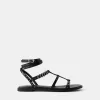Platta sandaler med ringdetaljer Platta sandaler med ringdetaljer