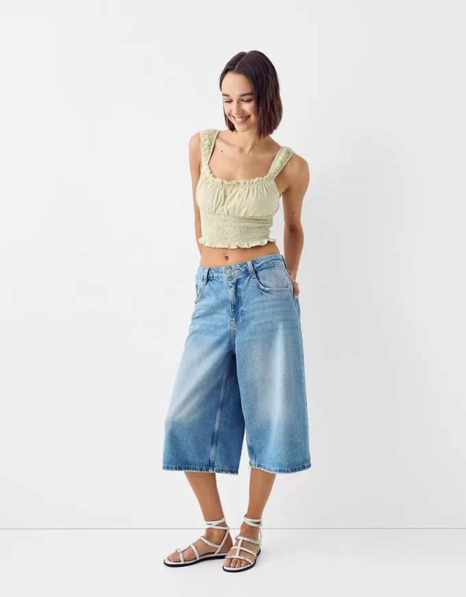 Platta sandaler med ringdetaljer Platta sandaler med ringdetaljer