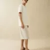 Platta sandaler med spännade läder Platta sandaler med spännade läder