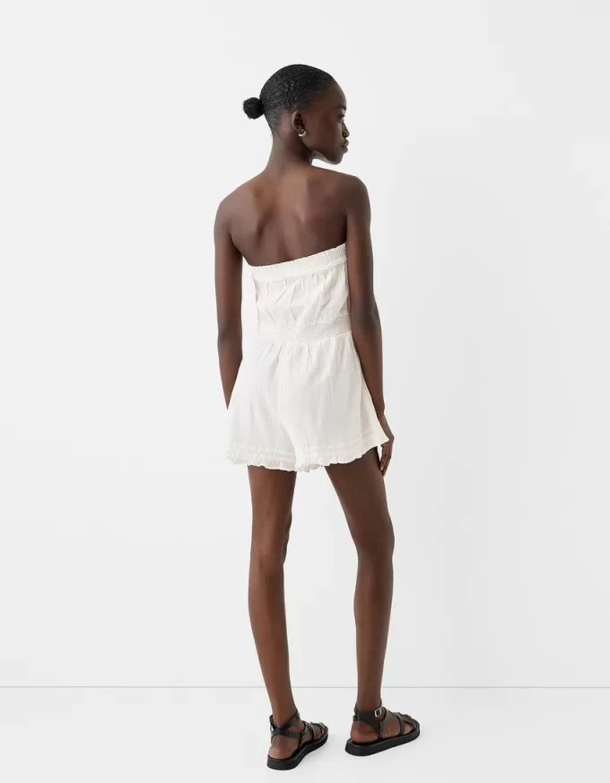 Playsuit i bomulls chiffong Playsuit i bomulls chiffong
