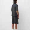 Plisserade Bermuda sweatshorts Plisserade Bermuda sweatshorts