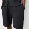 Plisserade Bermuda sweatshorts Plisserade Bermuda sweatshorts