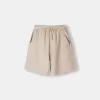 Plisserade Bermuda sweatshorts Plisserade Bermuda sweatshorts