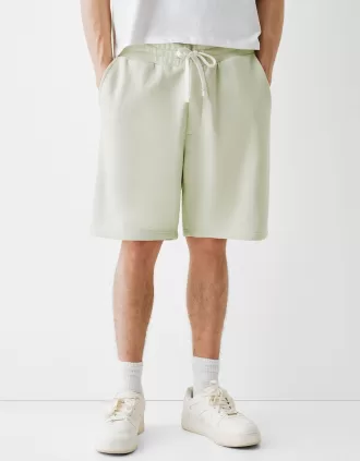 Plysch bermudashorts