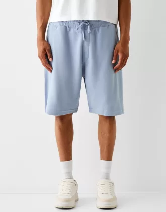 Plysch bermudashorts