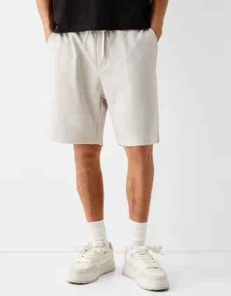Plysch bermudashorts