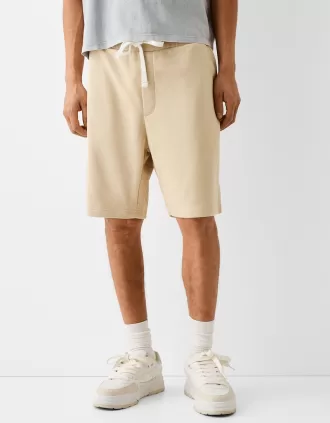 Plysch bermudashorts