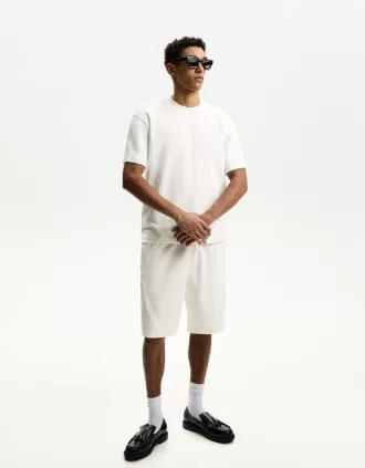 Plysch bermudashorts