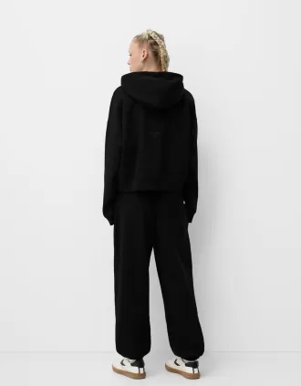 Plysch hoodie