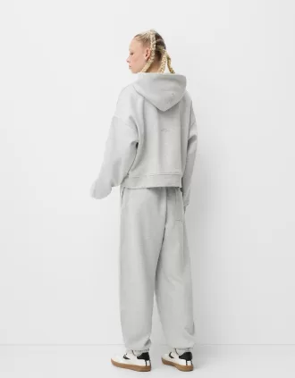Plysch hoodie