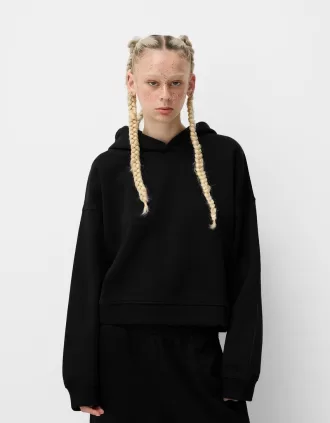 Plysch hoodie
