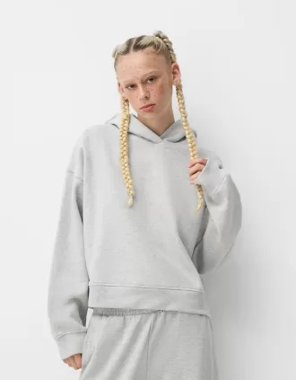 Plysch hoodie