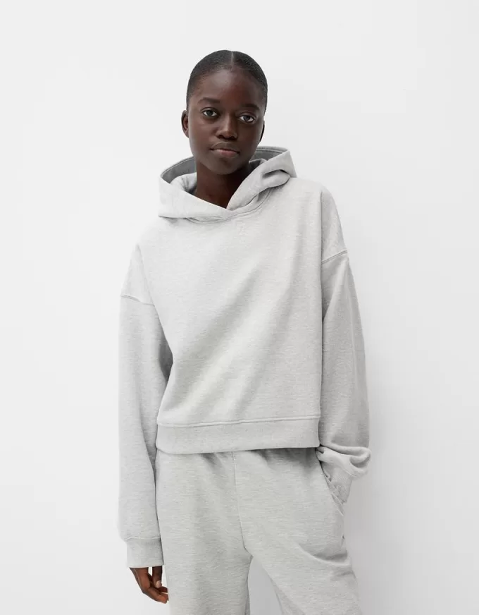 Plysch hoodie