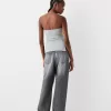 Ponte di Roma stickad bandeau topp med rynkad detalj Ponte di Roma stickad bandeau topp med rynkad detalj