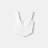 Poplin crop top