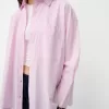 Randig oversize långärmad skjorta Randig oversize långärmad skjorta