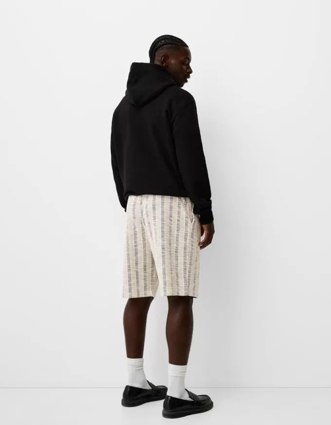 Randiga bermudashorts i jacquard Randiga bermudashorts i jacquard